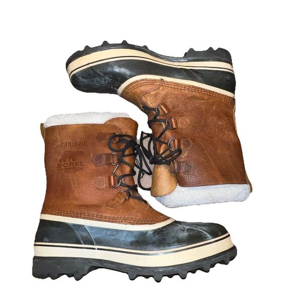 Sorel Caribou Waterproof Leather Winter Outdoor Snow Boots  display picture 3